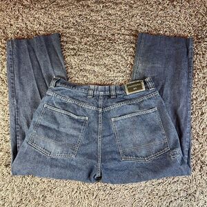 Phat Farm Jeans Mens 36x34 Blue Wide Leg Baggy Skate Grunge Y2K Vintage Rave Rap